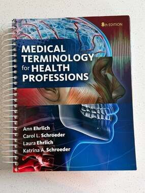 Medical Terminology for Health Professions 8th Edition (Spiral Bound Version)